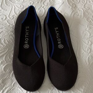 Rothy’s Black Rounded Toe Size 10